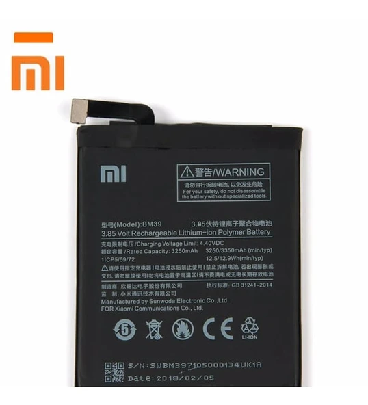 Mi6 (BM39) Batarya Pil - Resim 3