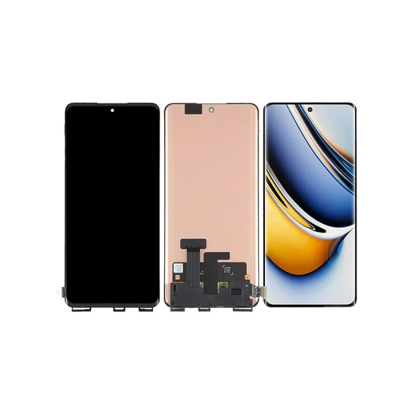 Realme 12 Pro Plus Ekran Dokunmatik OLED (Siyah) - Resim 4