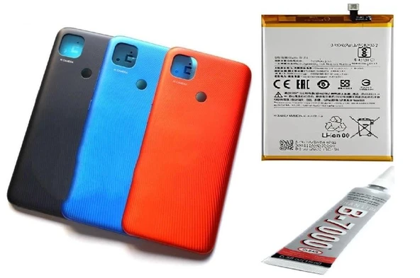 REDMİ 9C ARKA BATARYA KAPAĞI ,BATARYA VE B7000 YAP - Resim 2