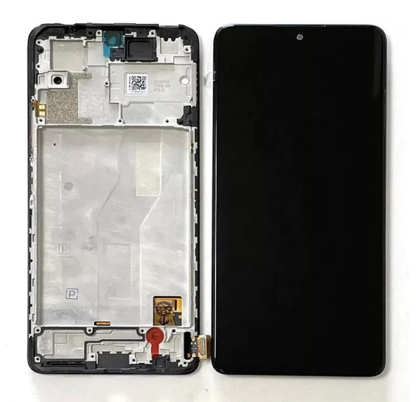 Redmi Note 10 4g Lcd Ekran Dokunmatik Çıtalı Siyah ürün görseli 1