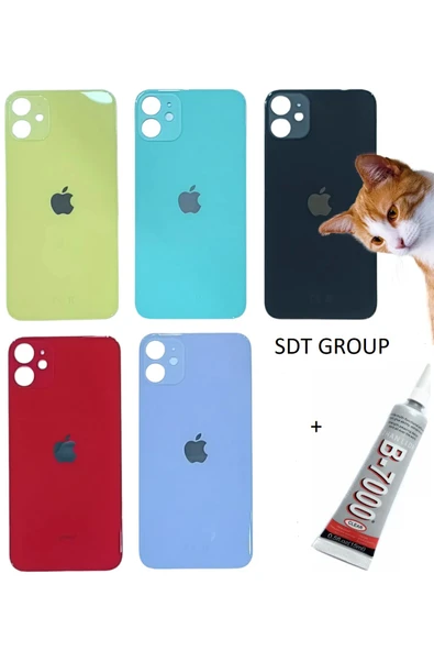 iPhone 11 Arka Batarya Pil Kapağı SARI (B7000 15 M ürün görseli 1