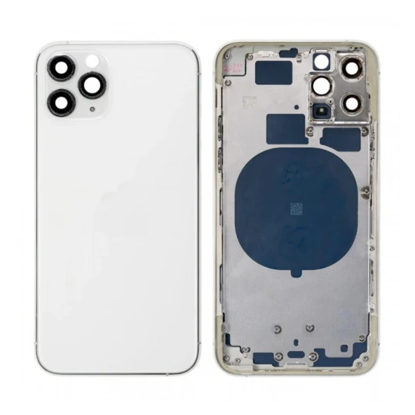 İPHONE 11 Pro Boş Kasa + Kapak Sarı - Resim 2