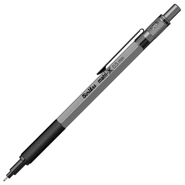 Scrikss Versatil Kalem Matri-X 0.5 MM Gri Şeffaf Amb. ürün görseli 1