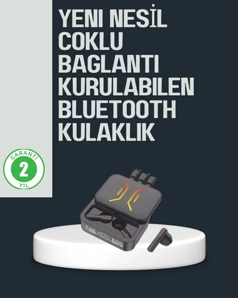 Kablosuz Bluetooth 5.0 Kulaklık – 300mah Şarj Kutusu ürün görseli 1