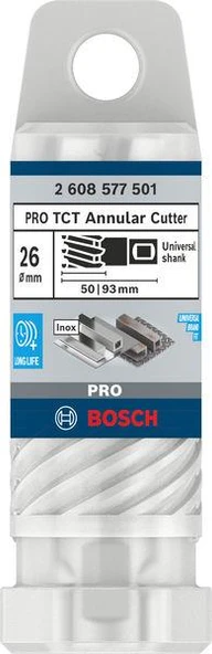 Bosch Pro Metal TCT Manyetik Matkap Ucu 26x50x93mm ürün görseli 1
