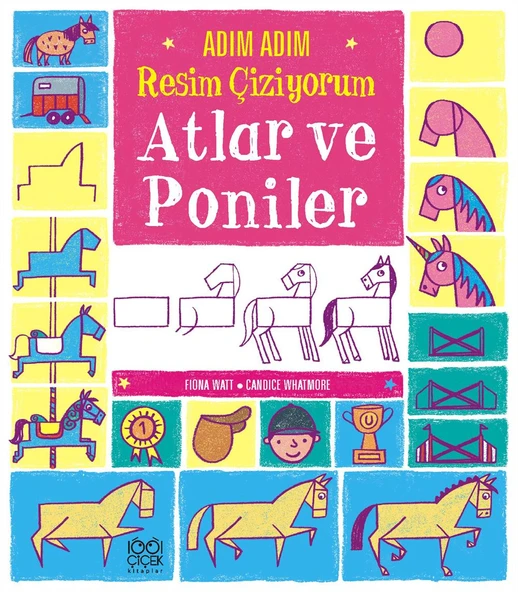 Adım Adım Resim Çiziyorum Atlar ve Poniler ürün görseli 1