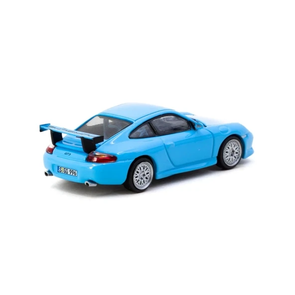 1/64 MODEL ARAÇ 911 GT3 (type 996) Light Blue - Resim 2