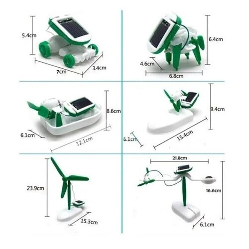 Güneş Enerjili Robot Oluşturma Seti Solar Kit - Resim 2