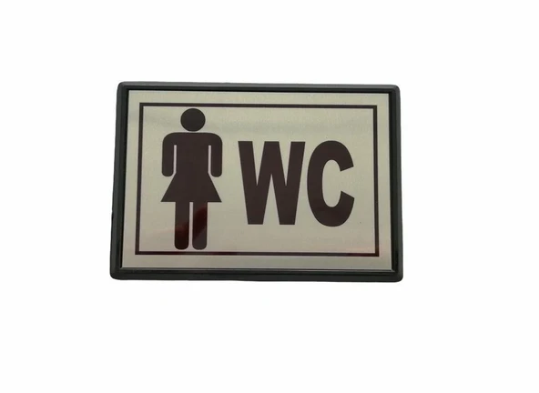 Cemax Yönlendirme Büyük WC Bayan 13X8,5 cm ürün görseli 1
