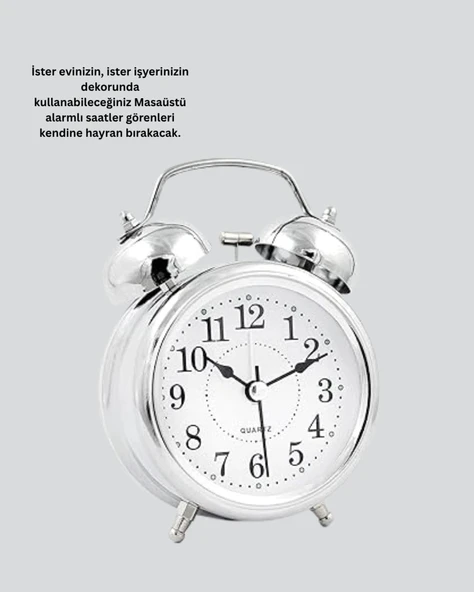 Dekoratif Gümüş Saat - Resim 4