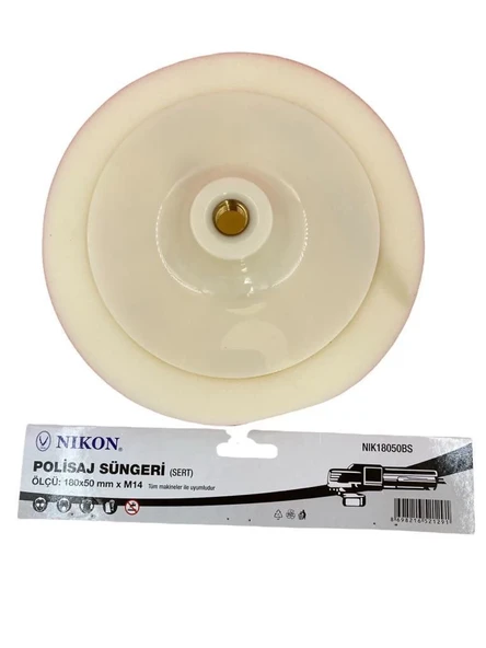 Nikon 18050BS Polisaj Süngeri 180 mm Beyaz Sert ürün görseli 1
