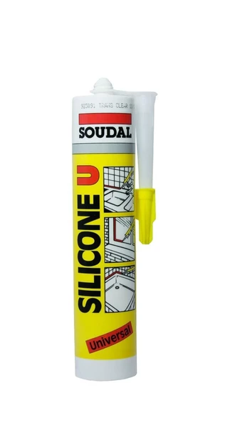 Soudal Silikon Beyaz 280 gr ürün görseli 1