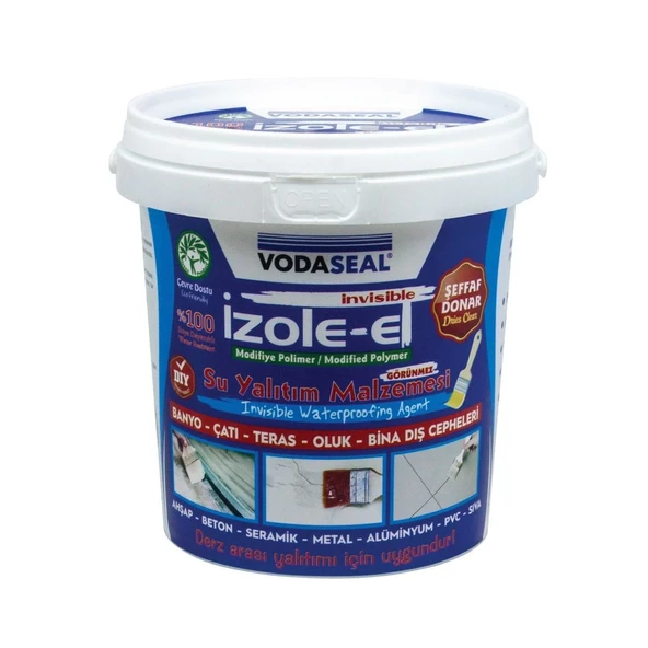 Vodaseal İzole Et Su Yalıtım Malzemesi Şeffaf 650 gr ürün görseli 1