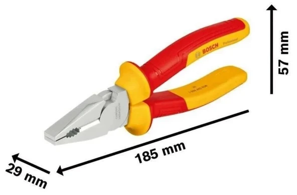 Bosch Profesyonel İzoleli Pense 180 mm - Resim 3