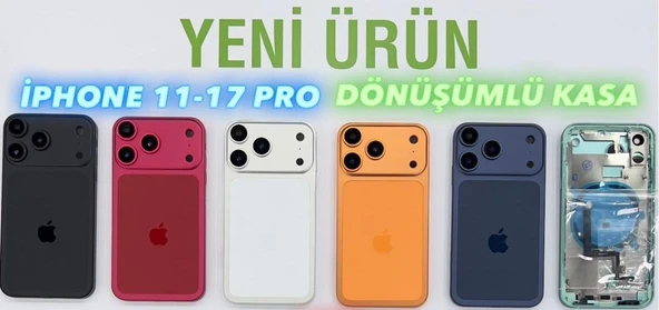 iPhone 11 - 17 PRO'ya Dönüşüm Kasa (BEYAZ) ürün görseli 1