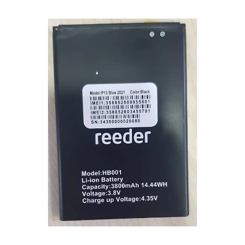 Reeder P13 Blue 2021 Güçlendirilmiş Batarya - Resim 3