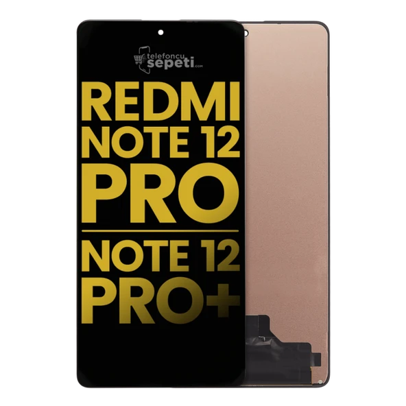 Redmi Note 12 Pro Uyumlu Ekran Dokunmatik Siyah Çı ürün görseli 1