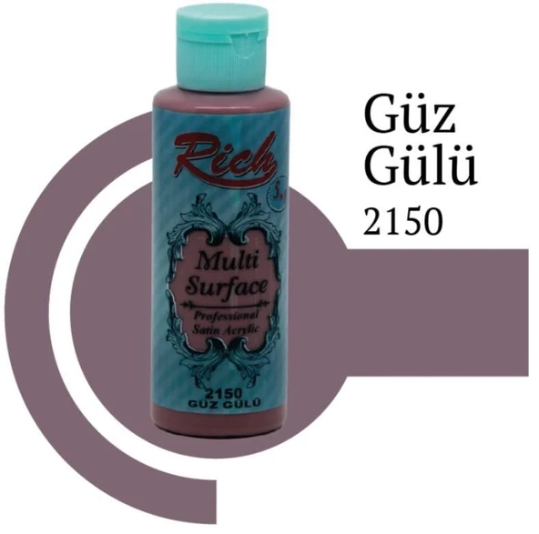 Rich Multi Surface 2150 Güz Gülü Akrilik Boya 120 cc ürün görseli 1