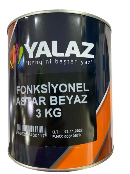 Yalaz Fonksiyonel Astar 3 Kg Beyaz ürün görseli 1
