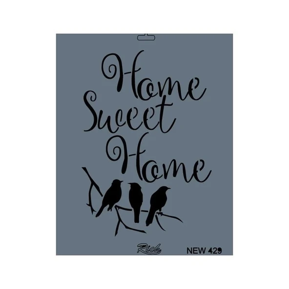 Rich New Seri N-429 Stencil 35x25 cm ürün görseli 1