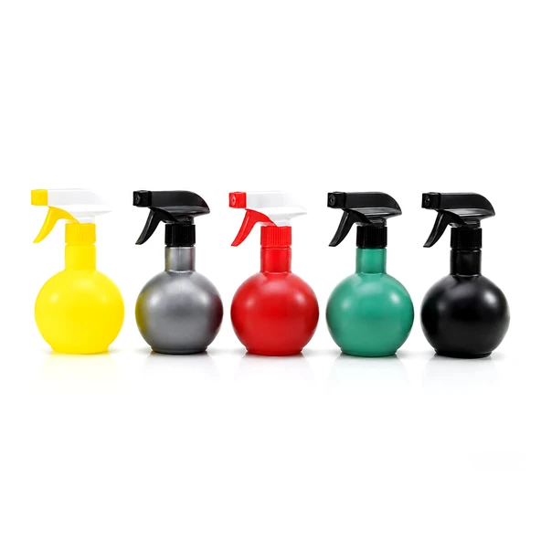 350ML PRİZMA RENKLİ ŞEFFAF TOMBUL - PLASTİK BOŞ SPREY PÜSKÜRTÜCÜ ŞİŞE ürün görseli 1