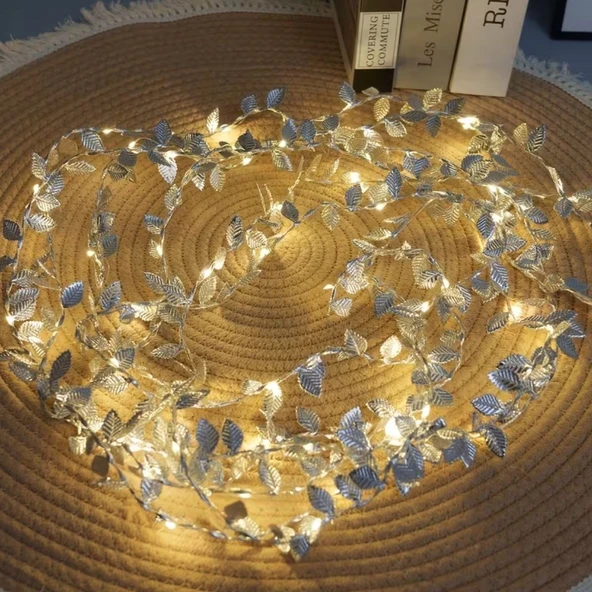 3 Metre Yaldızlı Gümüş LED Işık – Dekoratif Ortam ve Yılbaşı Aydınlatması ürün görseli 1