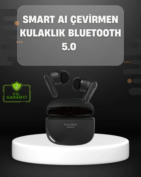 Yapay Zeka Destekli Bluetooth Kulaklık Anlık Çeviri Ve Gürültü Engelleme ürün görseli 1
