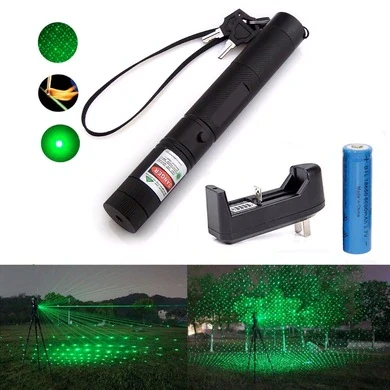 Şarjlı Yeşil Lazer Pointer 100 Mw - Resim 4