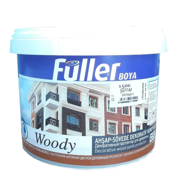 Füller Woody Su Bazlı Şeffaf Vernik 2,5 Litre ürün görseli 1
