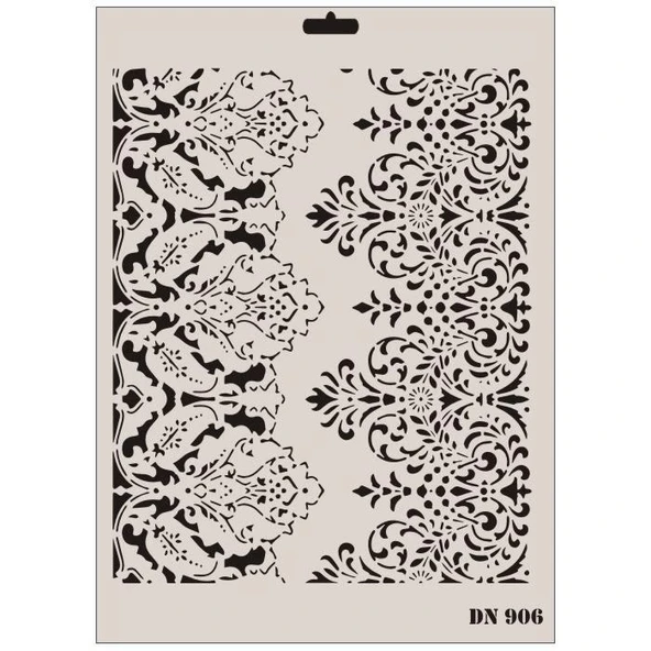 Rich Dantel Seri DN-906 Stencil 35x25 cm ürün görseli 1