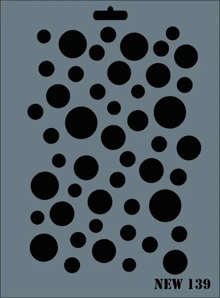 Rich New Seri N-139 Stencil 35x25 cm ürün görseli 1