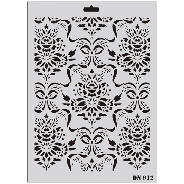 Rich Dantel Seri DN-912 Stencil 35x25 cm ürün görseli 1