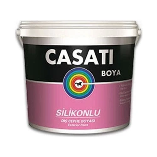 Casati Silikonlu Dış Cephe Boyası 2,5 Litre Beyaz ürün görseli 1