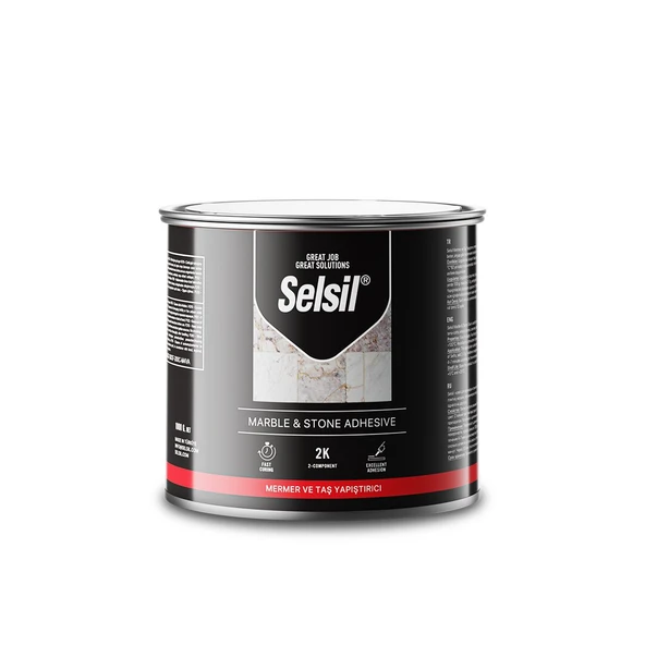 SELSİL MERMER - TAŞ TENEKE SERAMİK YAPIŞTIRICI 250GR ürün görseli 1