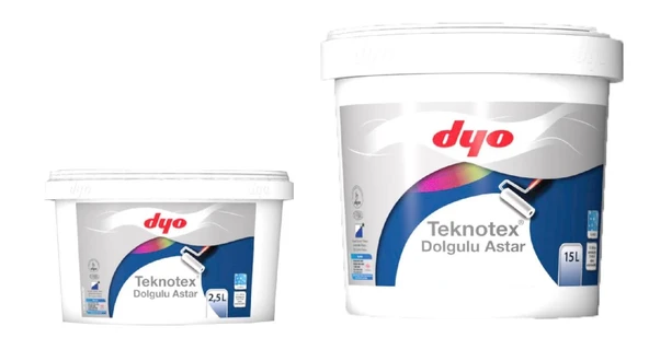 Teknotex Dolgulu Dış Cephe Astarı 2,5 Litre Beyaz ürün görseli 1