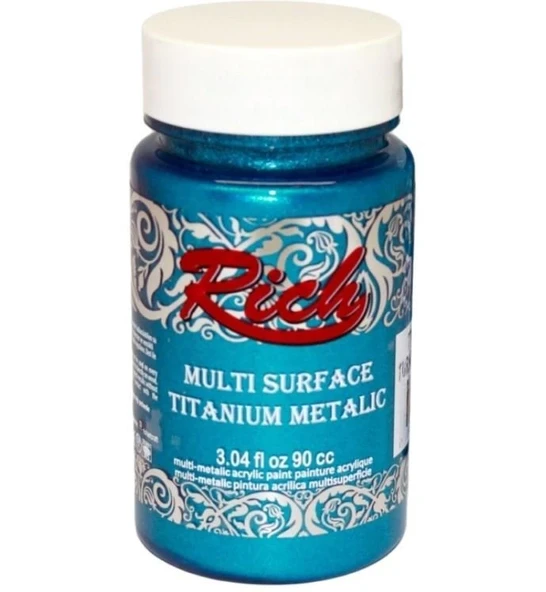 Rich Multi Surface Titanium 2572 Turkuaz Metalik 90 cc ürün görseli 1