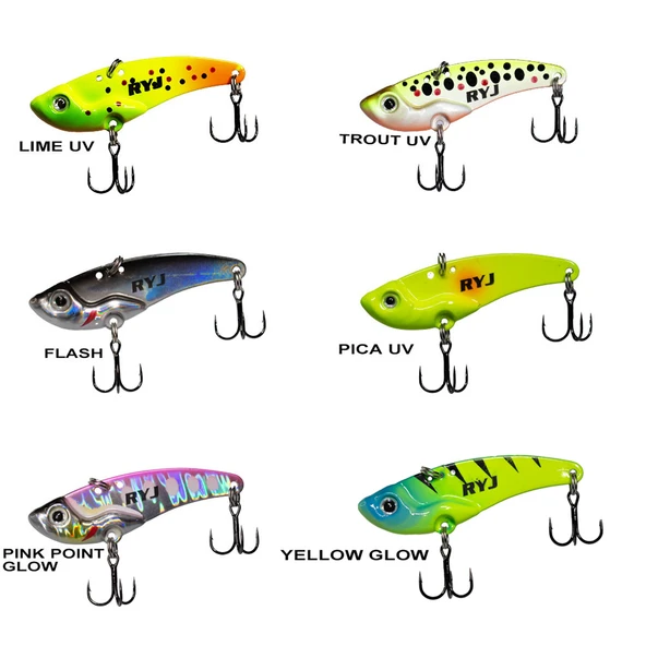 Ryuji Mirror Vib 4.5cm 9gr Vibrasyon Yem  Red Flash - Resim 4