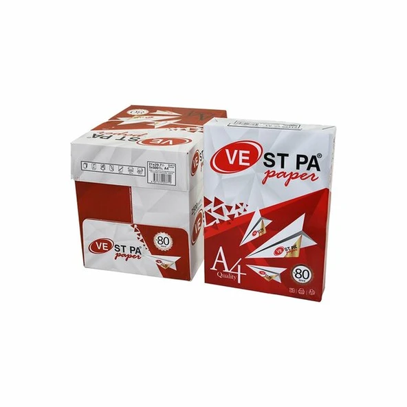 VE STPA OFFICE PAPER A4 FOTOKOPİ KAĞIT 2500LÜ 210X297MM ürün görseli 1