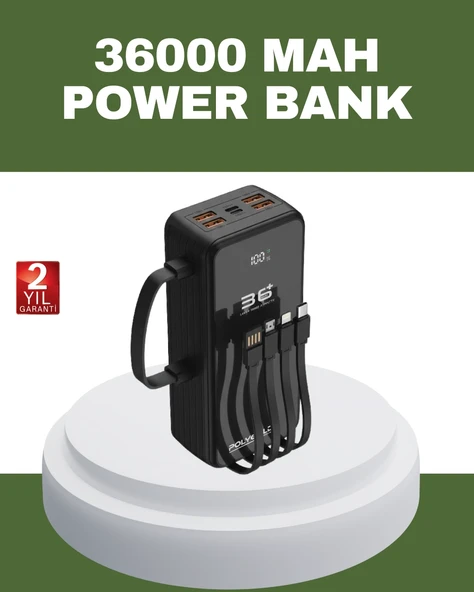 Hızlı Şarj Destekli Powerbank Tüm Cihazlarla Uyumlu ürün görseli 1