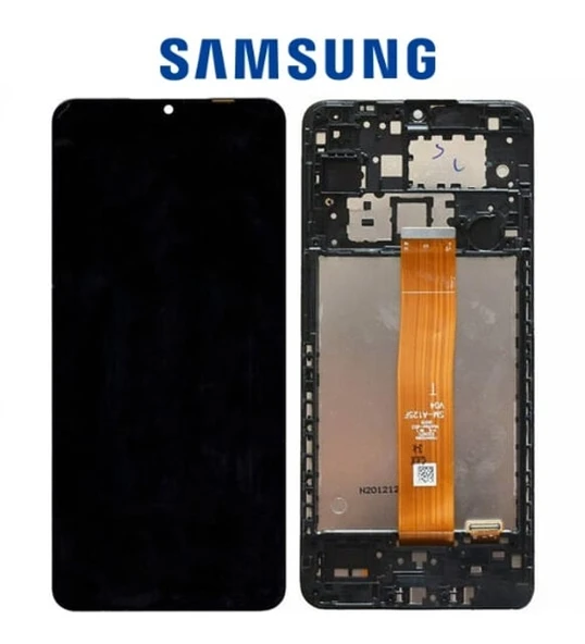 Samsung Galaxy A02 SM-A022 Çıtalı Lcd Ekran (Siyah ürün görseli 1
