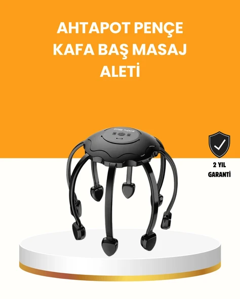 Saç Derisi Masaj Aleti 8 Bağımsız Kol 3 Modlu Derin Rahatlama ürün görseli 1