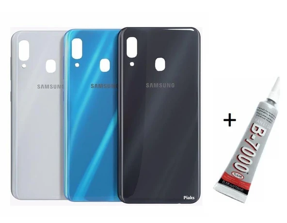 SAMSUNG A20 Arka Batarya Pil Kapağı MAVİ (B7000 15 ürün görseli 1