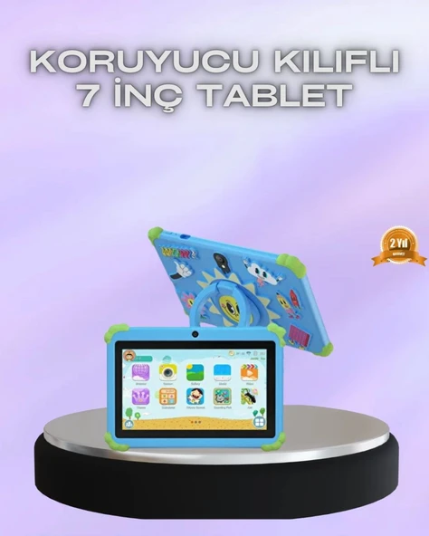Taşınabilir 7 İnç Tablet Göz Koruyucu Ekran Ve Uzun Pil Ömrü ürün görseli 1