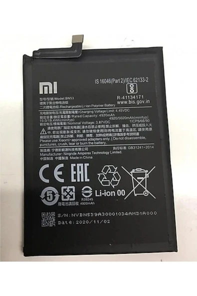 Note 9s (BN55) Batarya Pil - Resim 2