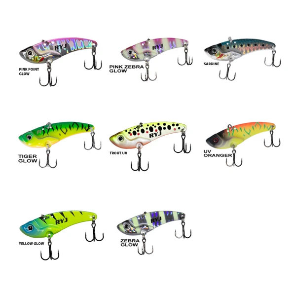 Ryuji Mirror Vib 5.5cm 15gr Vibrasyon Yem  Red Flash - Resim 4