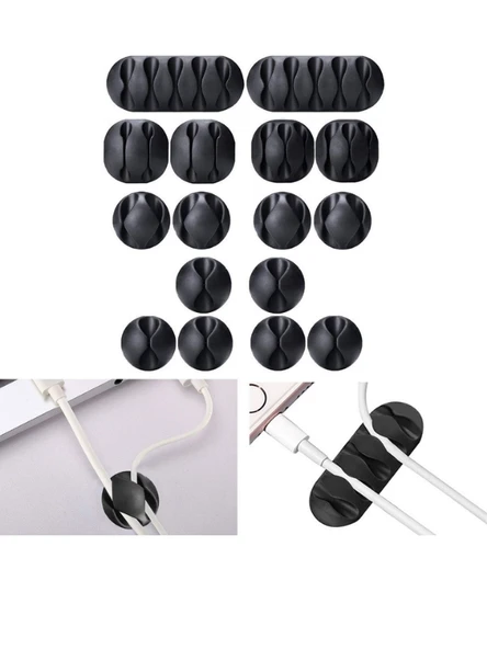 Mucit Home 16 Parça Çok Amaçlı Kablo Düzenleyeci Kablo Kanalı Güçlü Yapışkanlı Organizer ürün görseli 1