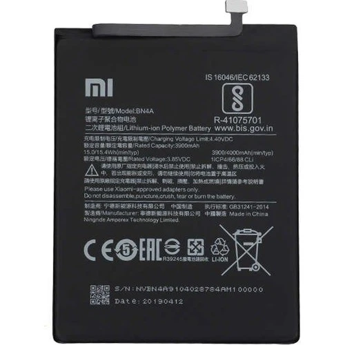Redmi Note 7 (BN4A) Batarya Pil 4000 mAh - Resim 5
