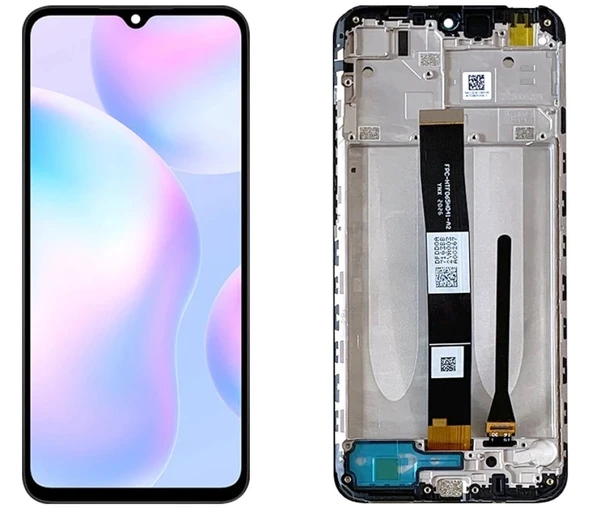 Redmi 9A - 9C Dokunmatik Ekran Çıtalı (Siyah) ürün görseli 1