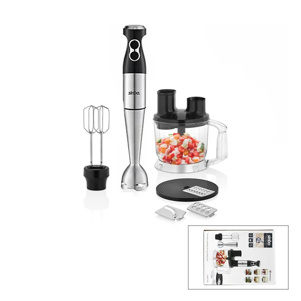 MULTİ BLENDER SETİ 2LT HAZNELİ SHB-7532 (5224) - Resim 2