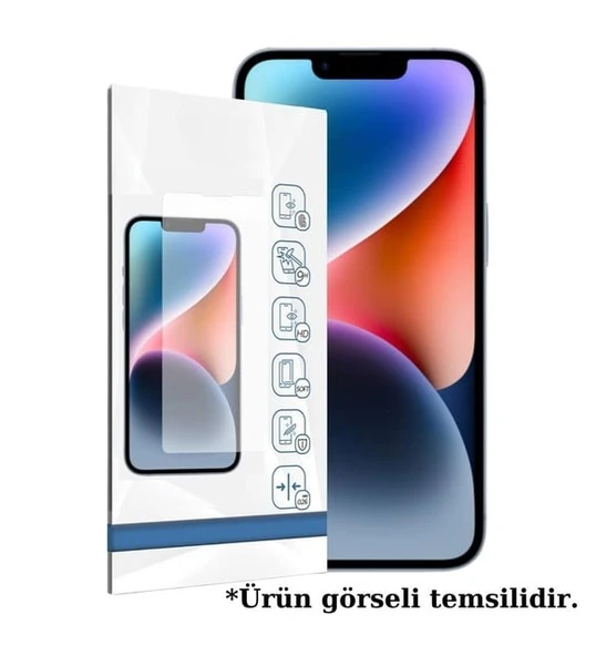 iPhone 13 KIRILMAZ EKRAN CAM KORUYUCU - Resim 3